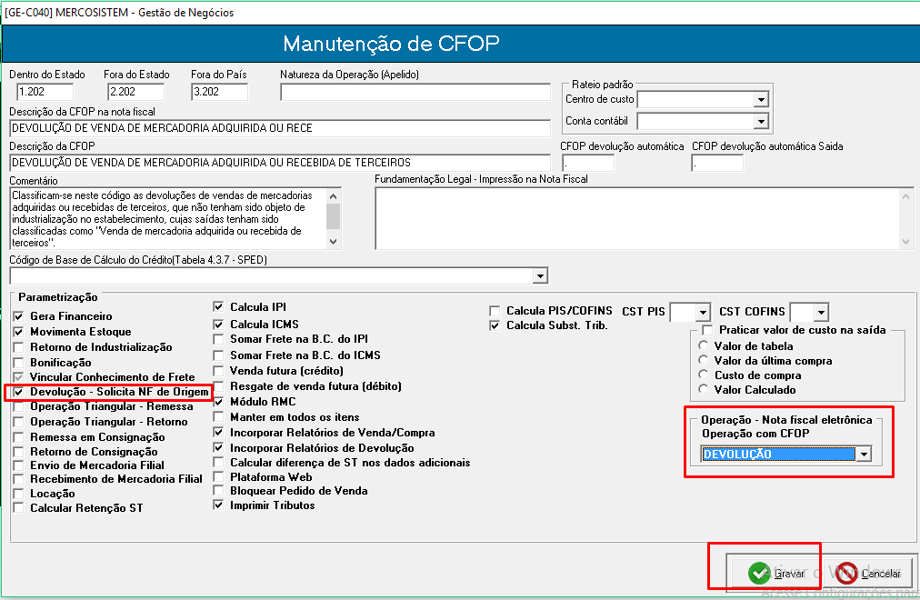 Industrialização triangular - Área: Manual de emissão de Notas Fiscais